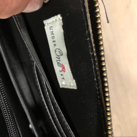 SOLD! Woven Black Wallet - Picture 3 of 5